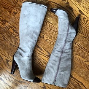 Two-toned NINE WEST knee high boots